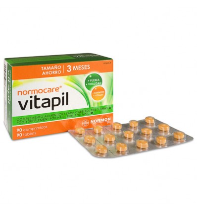 Normocare Vitapil 90 cápsulas Complemento alimenticio Piel, Uñas y Pelo