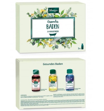 KNEIPP SET ACEITES ESENCIALES Para el baño 3 x 20 ml