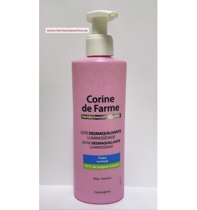 CORINE DE FARME PIEL LUMINOSA LECHE DESMAQUILLANTE ORIGEN NATURAL 200 ml