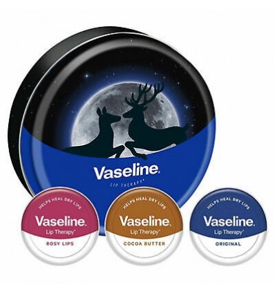 VASELINE CUIDADO LABIAL ROSA 20 g + ORIGINAL 20 g + aceite de COCO 20 g EDICIÓN ESPECIAL LATA