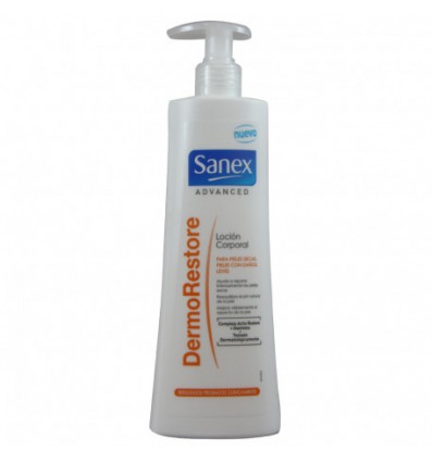 SANEX DERMORESTORE loción corporal 400 ml con aplicador