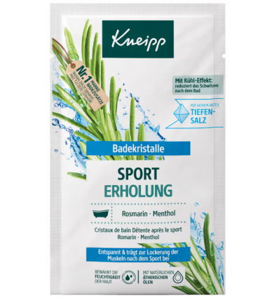 Kneipp Cristales de Baño Post Deporte Rosmarino y Mentol 60 g