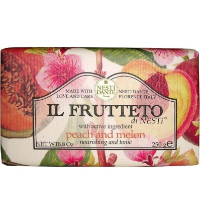 NESTI DANTE FIRENZE IL FRUTTETO JABÓN VEGETAL MELÓN y MELOCOTÓN 250 GR