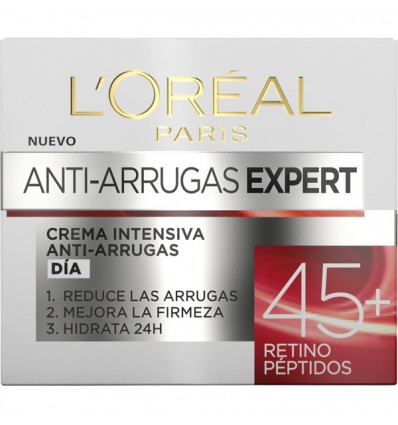 L'ÓREAL CR +45 ANTIARRUGAS CON RETINO PÉPTIDOS 50 ml