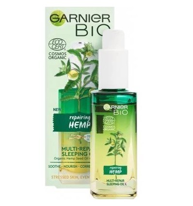 GARNIER BIO CAÑAMO ACEITE MULTIREPRADOR NOCHE 30 ml