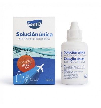 SENTI2 SOLUCIÓN LENTES DE CONTACTO FORMATO VIAJE 60 ml