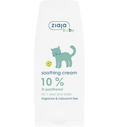 ZIAJA BABY Crema facial calmante con 10% D-Panthenol para bebés 60 ml