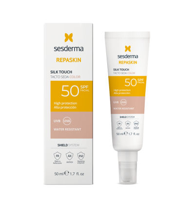 SESDERMA REPASKIN PROTECTOR SOLAR FACIAL SPF 50 TACTO SEDA COLOR 50 ml