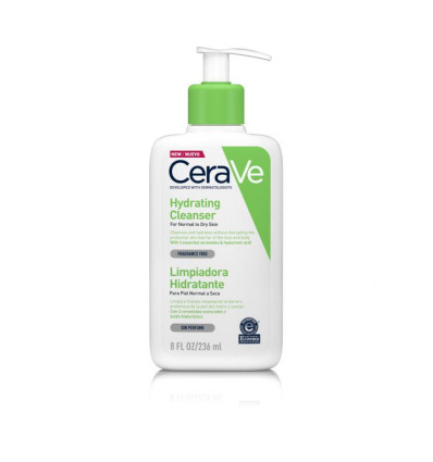 CERAVE Gel Limpiador Hidratante Limpieza facial 236 ml