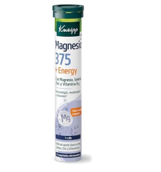 KNEIPP MAGNESIO 375 + ENERGY 15 comprimidos esfervescentes sabor naranja Rendimiento y Músculos SIN LACTOSA