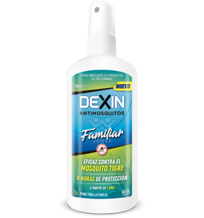 DEXIN ANTIMOSQUITOS EXTRA FUERTE 10 HORAS 75 ml TROPICAL - MOSQUITO TIGRE