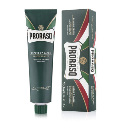 PRORASO FIRENZE CREMA DE AFEITADO CON ACEITE DE EUCALIPTO Y MENTOL 150 ml