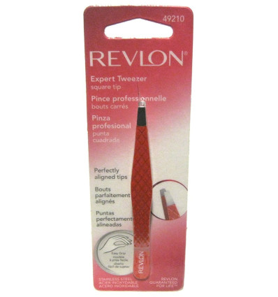 REVLON PINZA PROFESIONAL PUNTA CUADRADA