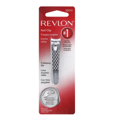 REVLON CORTA UÑAS con LIMA PLEGABLE