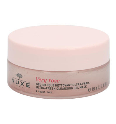 NUXE VERY ROSE MASCARILLA-GEL LIMPIADORA ULTRA FRESCA LIMPIADOR FACIAL GEL 150 ml