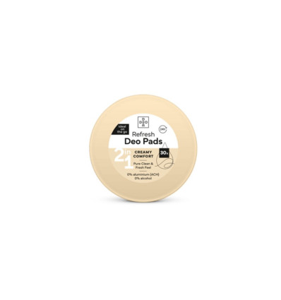 REFRESH CREAMY COMFORT DISCOS DESODORANTES 30 unidades