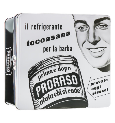 PRORASO VINTAGE SET DE AFEITADO CAJA METÁLICA