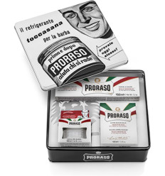 PRORASO VINTAGE SET DE AFEITADO CAJA METÁLICA