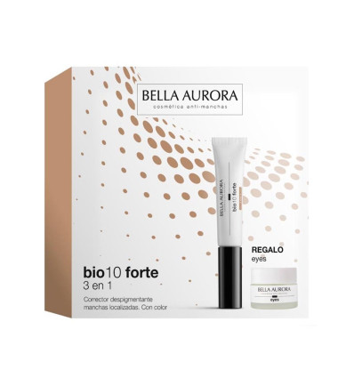 BELLA AURORA BIO 10 FORTE 3EN1 SPF 50 CORRECTOR DESPIGMENTANTE 10 ml + CONTORNO DE OJOS 15 ml