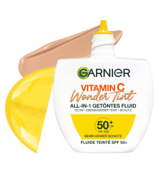GARNIER VITAMINA C WONDER TINT FLUIDO FACIAL SPF 50 COLOR MEDIUM 40 ml