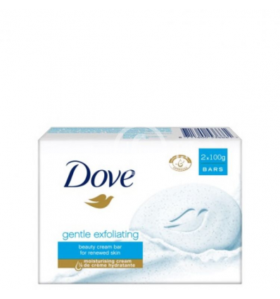 DOVE JABÓN EN PASTILLA DUPLO 2x100 gr EXFOLIANTE