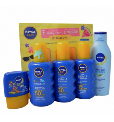 NIVEA Sun Esentials Family Travel 5 artículos