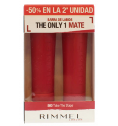 RIMMEL THE ONLY ONE BARRA DE LABIOS DUPLO TAKE THE STAGE 500