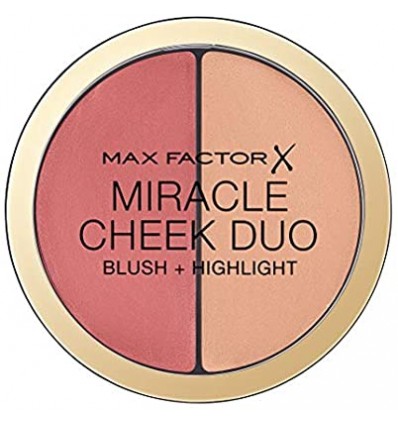 MAX FACTOR MIRACLE CHEEK DUO BROWN PEACH & CHAMPAGNE 020